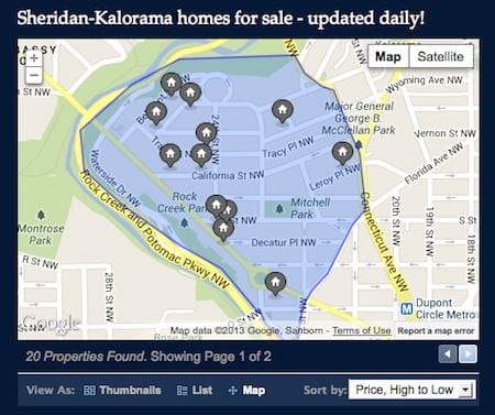 வரைபடம் kalorama அக்கம்