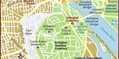 வரைபடம் arlington வாஷிங்டன் dc