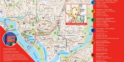 வாஷிங்டன் dc சுற்றறிக்கையாளர் வரைபடம்