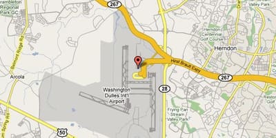 வரைபடம் dulles பகுதியில்